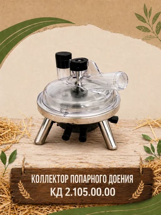 Коллектор попарного доения КД 2. 105.00.00