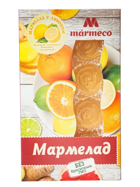 Мармелад желейный формовой " С Лимоном", 180гр