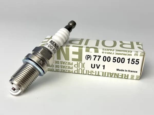 Свеча зажигания (1шт.) 7700500155 подходит для а/м Renault Logan, Sandero, Duster, Lada Largus с двигателями 1.6 16V K4M, 2.0 16V F4RС