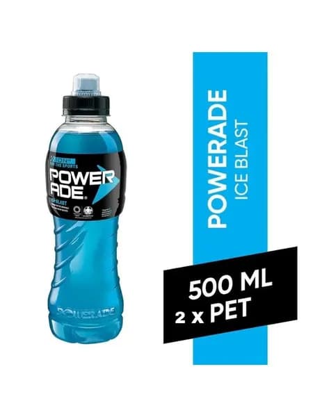 Спортивный напиток Powerade Ice Blast, 500 мл 2 шт.