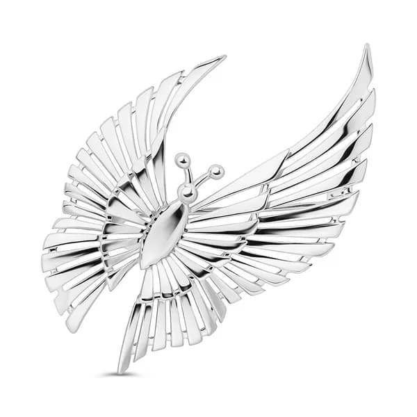 Брошь Птица серебро 925 пробы 585GOLD