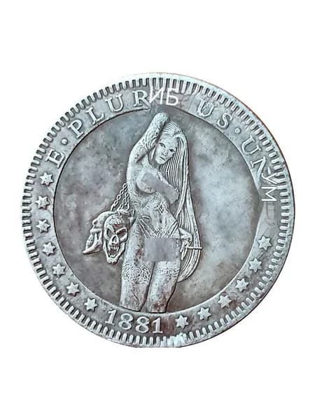 Сексуальная красота Серебряная монета