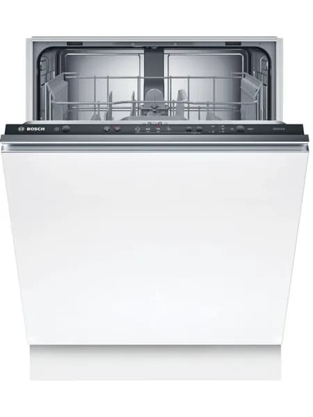 Bosch Посудомоечная машина SMV24AX04E с Инвертором, Луч на полу, 12 комплектов, 4 программ, Сушка с теплообменником, Интенсивная программа, Быстрый режим, Защита от протечек AquaStop, Сокращение время мойки, Низкий уровень шума 48 дБ, серебристый