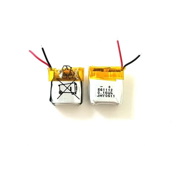Аккумулятор для беспроводных наушников 3.7v 43mAh 541112 5.04x11x12 (2шт в комплекте) аккумуляторная батарейка к наушникам и гарнитурам