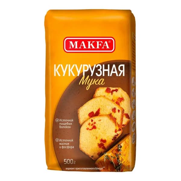 Мука Макфа кукурузная 500 г 2шт