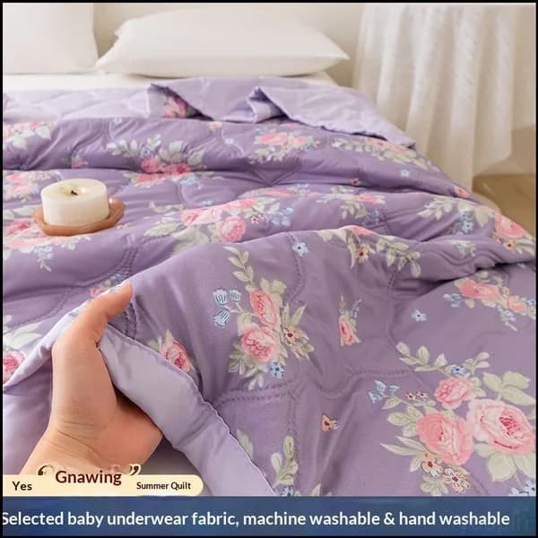 MUJI Одеяло Евро 150x200 см, Всесезонное, с наполнителем Ватин, комплект из 1 шт