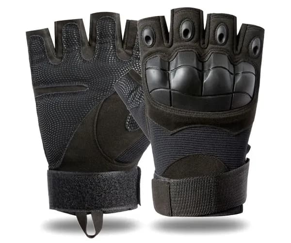Перчатки тактические RealArm Z902 без пальцев (черные) L
