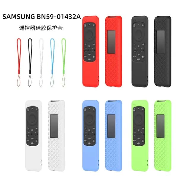Чехол из силикона для пульта Samsung BN59-01432A, черный, совместим с TM2360E, 143x40x13 мм
