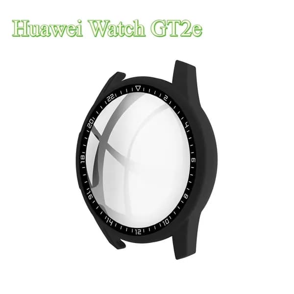 предохранительный кожух бампера совместимые совместимые Huawei Watch GT2e защитный чехол 2 в 1 с экраном из закаленного стекла
