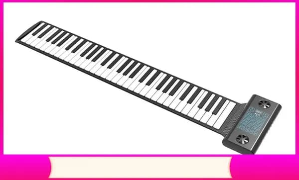 Портативное гибкое цифровое пианино Silicon Flexible Roll Up Piano PS61B