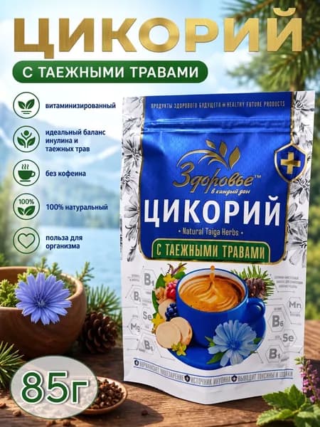 Цикорий Здоровье с Таежными травами, 85г