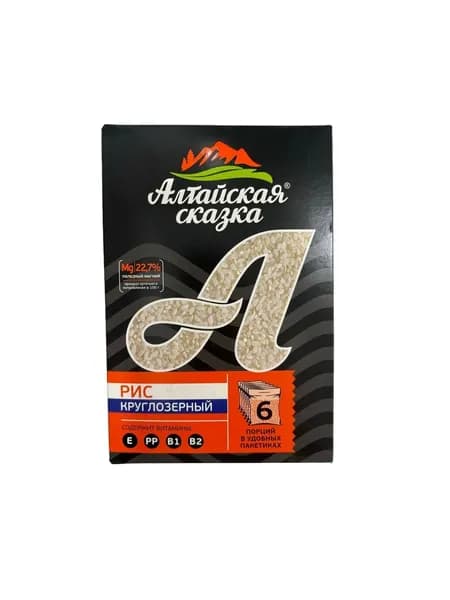 Алтайская Сказка Рис круглозерный, 6 шт х 67 гр, 1 уп
