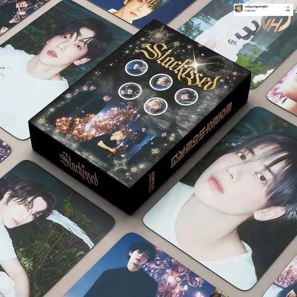 Эксклюзивный набор из 55 карточек TXT STARKISSED 2025 с плакатом и фотокартами