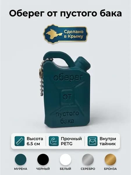 Брелок Канистра оберег от пустого бака