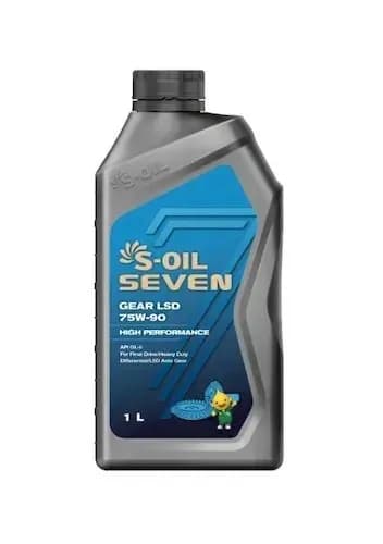 Масло трансмиссионное S-OIL 7 GEAR LSD 75W90 1L