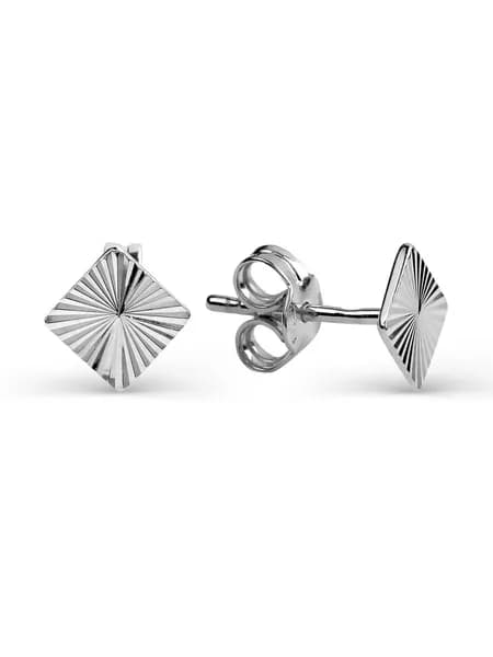 Серьги женские серебряные 925 пробы, KARATOV