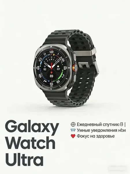 Смарт часы Galaxy Watch Ultra автономность 5дн