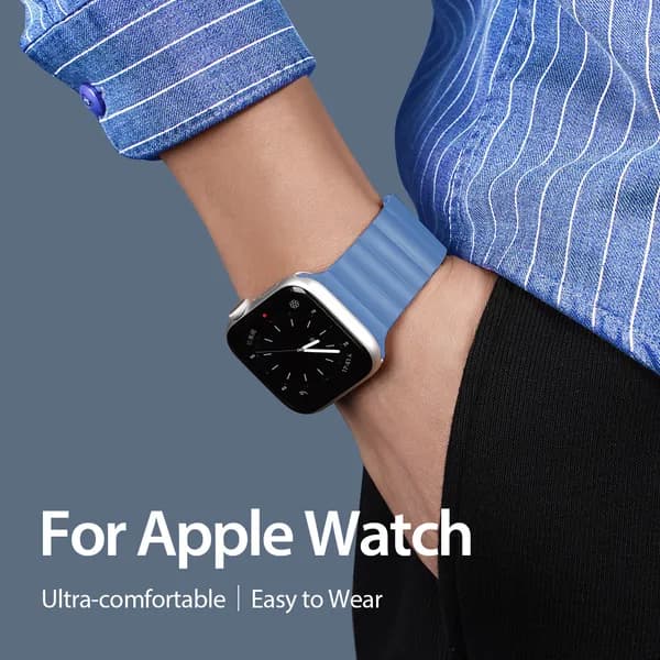 Ремешок для Apple Watch 38 мм / 40 мм / 41 мм Dux Ducis, Chain Version, голубой