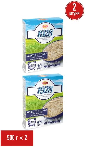 Овес Myllyn Paras Steel Cut Oats резаный 500 г, набор: 2 штуки