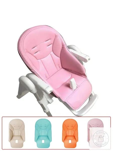 Чехол из эко-кожи для Peg Perego Siesta Prima Pappa Zero3/Молочный-розовый
