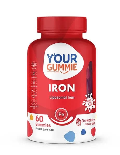 Железо в липосомальной форме Your Gummie. 60 мармеладок.