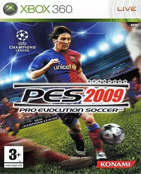 Pro Evolution Soccer 2009 PES 2009 Английский язык Видеоигра на диске Xbox 360. Товар уцененный