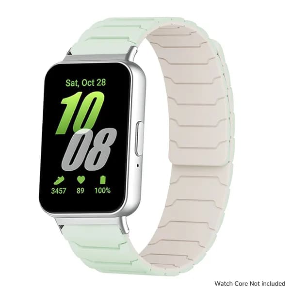 Силиконовый ремешок, совместимый с Samsung Galaxy Watch Fit3, с прочной магнитной застежкой и застежкой-петлей в стиле бронежилета