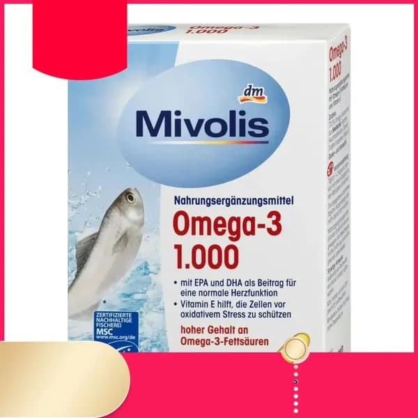 Omega-3 1000 мг, Рыбий жир в капсулах, 60 шт