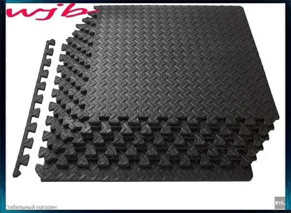 Спортивное напольное покрытие, 6шт, 30*30 см