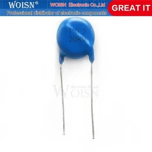 5шт./лот 20KV102K 102PF20KV 102 20KV 1000PF high voltage ceramic capacitor Интегральная схема