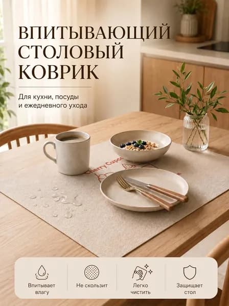 Коврик для кухни 30x40 см