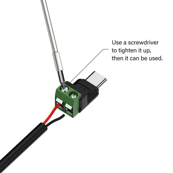 Адаптер Micro USB к зеленому 2-контактному разъему 5V3A для DIY проектов