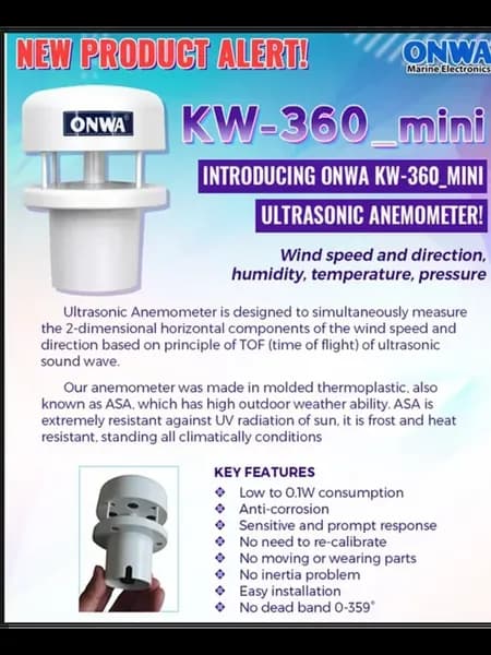 ONWA KW-360 MINI Мини анемометр