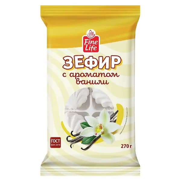 Fine Life Зефир ваниль, 270г
