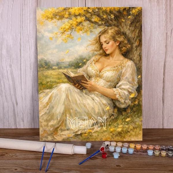 Набор для цифровой живописи, 30х40 см, 18 цветов