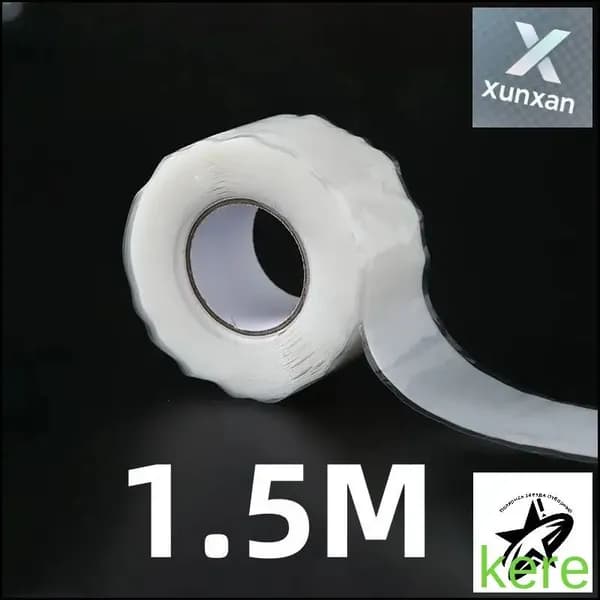 Самоклеющаяся герметизирующая лента для устранения протечек труб, водонепроницаемая термостойкая изоляционная лента для ванной, кухни и отопления, 0,5 мм