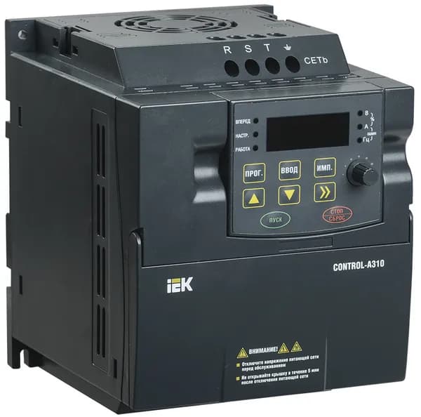 Преобразователь частоты CONTROL-A310 380В 3Ф 0,75кВт 2,3A IEK