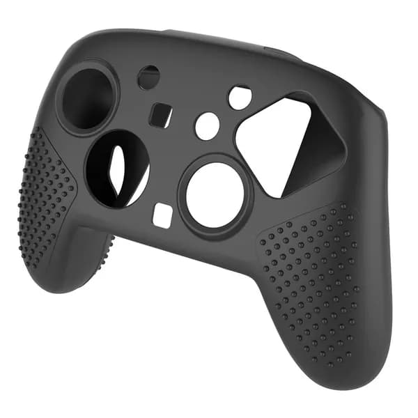 Силиконовый чехол для геймпада Nintendo Switch 2 PRO чёрный с противоскользящей текстурой