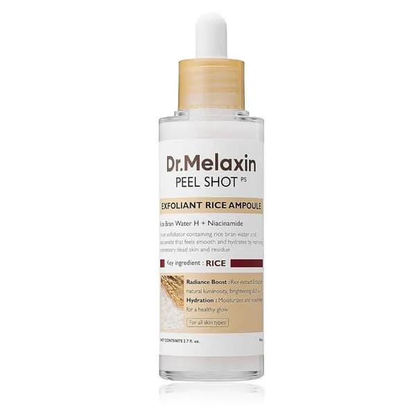 Пилинг-скатка против чёрных точек Dr.Melaxin Peel Shot Exfoliating Black Rice Ampoule
