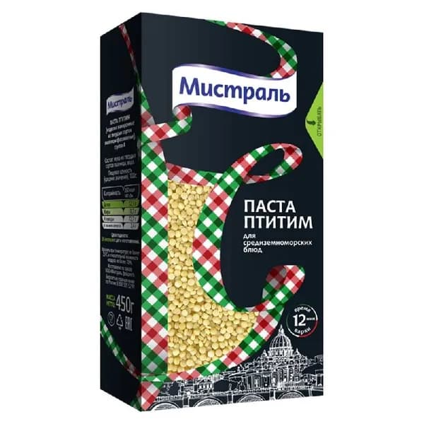 Паста МИСТРАЛЬ Птитим 450г