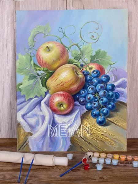Набор для цифровой живописи, 30х40 см, 18 цветов