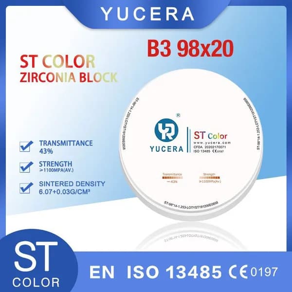 Циркониевый диск для CAD/CAM ST Color B3 98*20