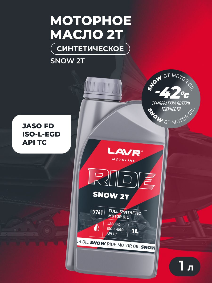LAVR RIDE SNOW Не подлежит классификации по SAE Масло моторное, Синтетическое, 1 л
