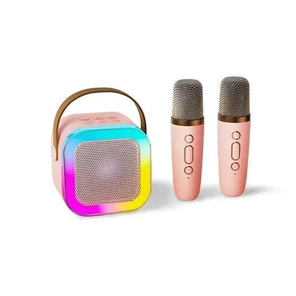Система караоке Bluetooth-колонка с микрофонами Colorful Karaoke Sound System K12