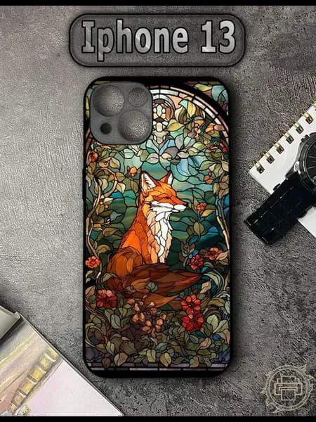Чехол на iPhone 13 с принтом Лиса