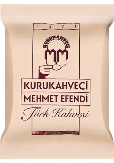 Кофе молотый Kurukahveci Mehmet Efendi Турецкий Арабика 100% в мягкой упаковке 100 гр.