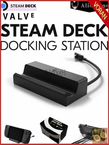 Эксклюзивная докстанция Steam Deck от Valve, предназначенная для зарядки и использования в качестве подставки