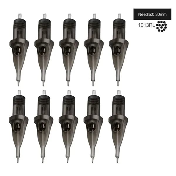 1 коробка из 10 цельных игл для татуировки-1013RL