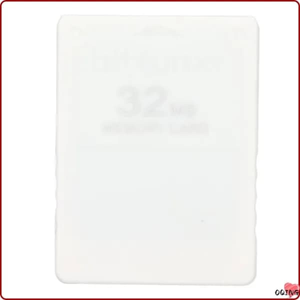 FMCB Memory Card, Быстрая и компактная, для хранения игровых данных белое