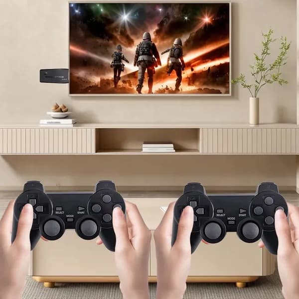 Игровая приставка M8 с беспроводными контроллерами 2,4 ГГц, HDMI-выходом и 32 ГБ встроенной памяти